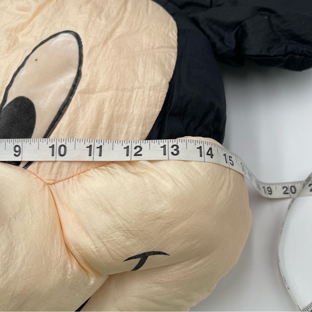 Vtg Nylon Mickey Mouse Head Plush Pillow Face Large Stuffed Toy 18” Kids Bedroom - Picture 7 of 10
